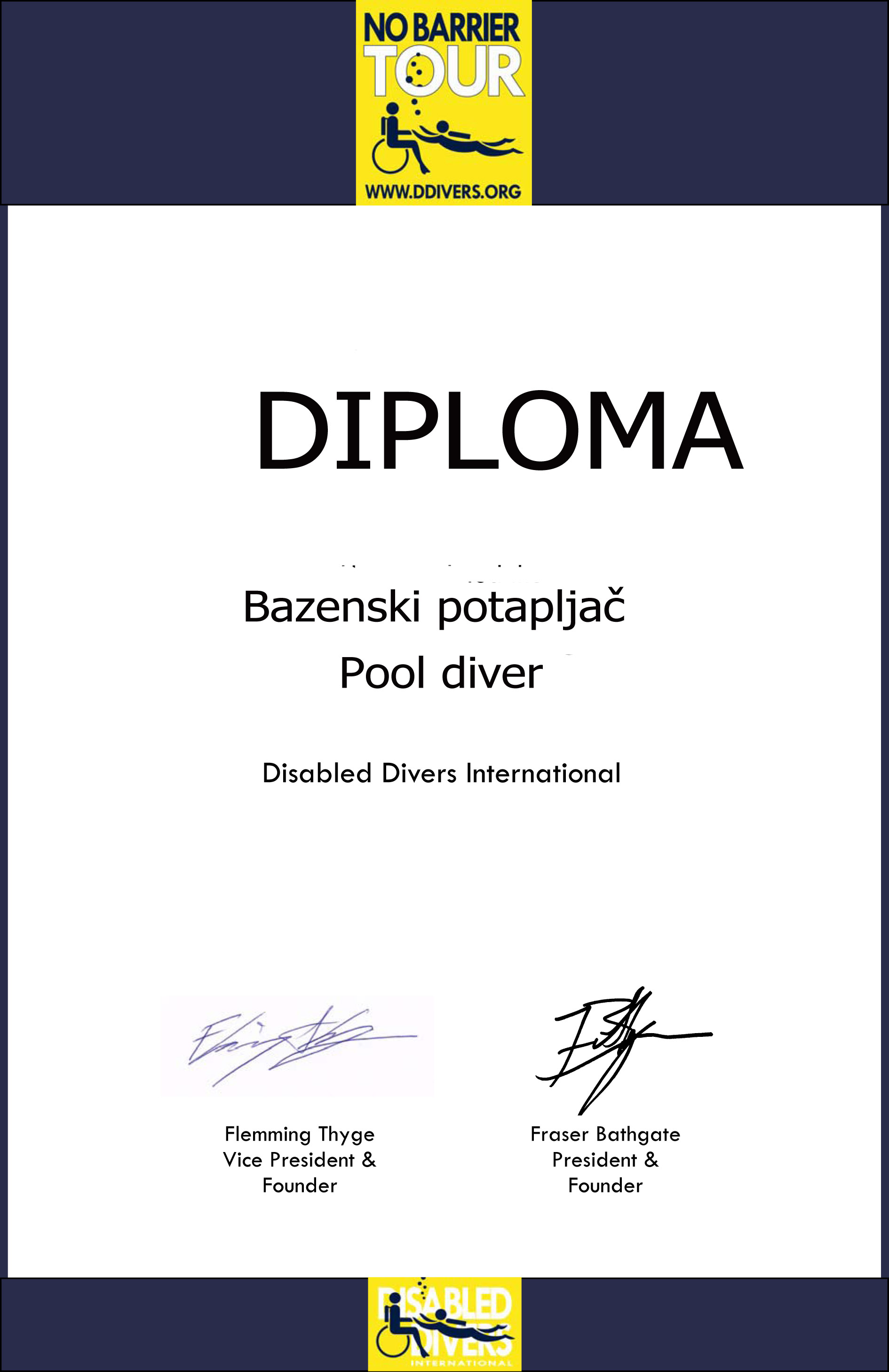 pool diver
