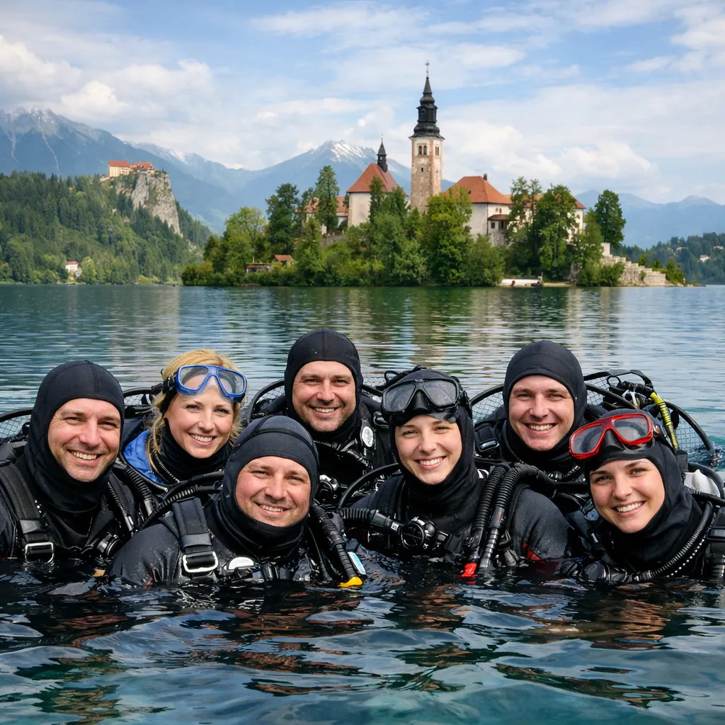 Potapljanje Bled team building